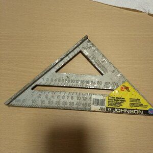 Rafter Angle Square - 7"/18cm Aluminum - Johnson